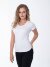 Белая женская футболка оптом