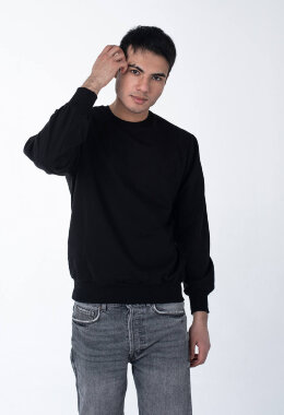 Чёрный свитшот мужской