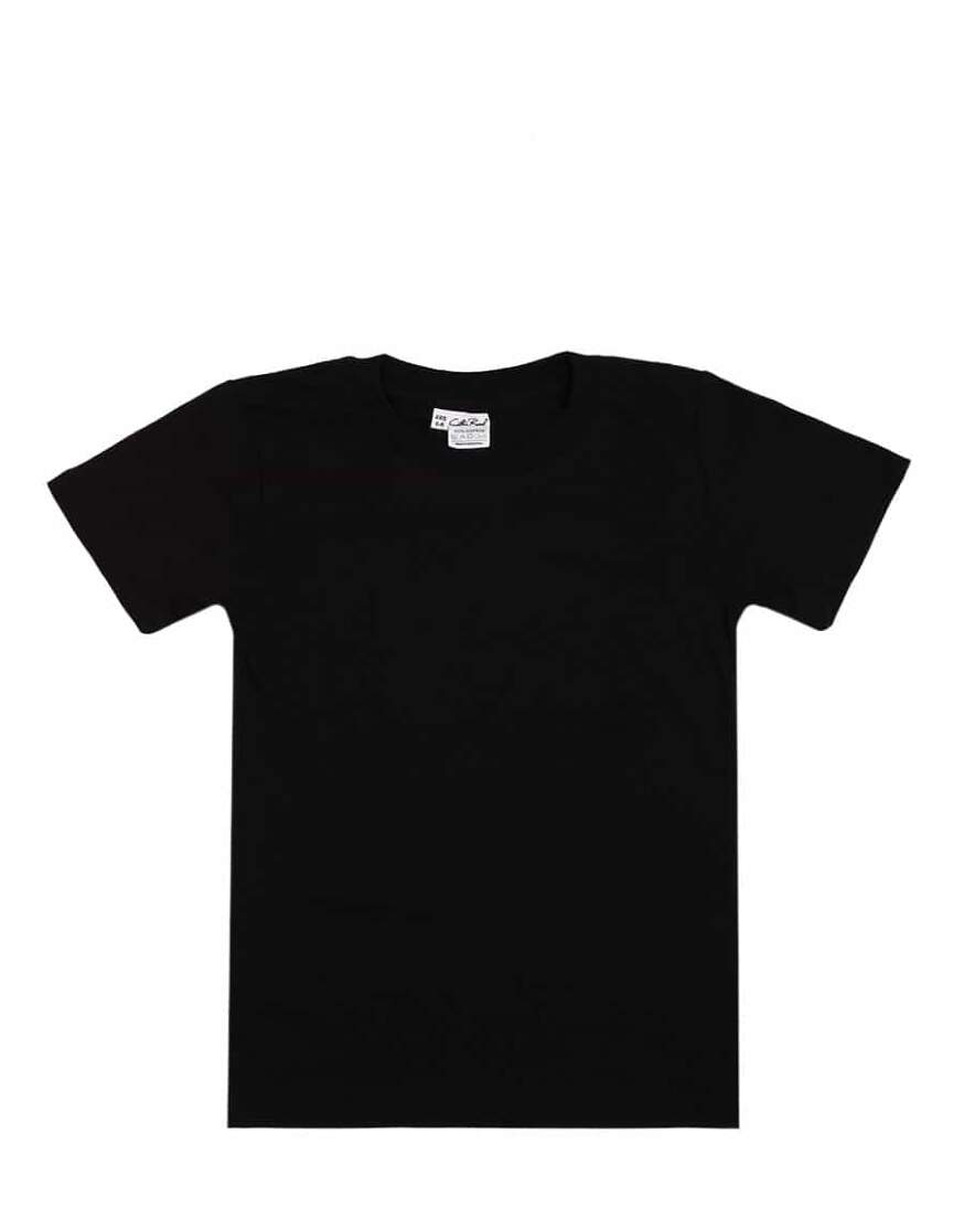 Чёрная детская футболка оптом